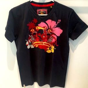 De puta madre • T-shirt black, red velvet